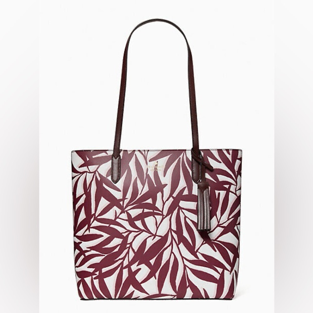 Kate Spade Handbag Jana Tote
Carryall Bag with Foliage Multi Print
